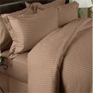 8 Pc Down Alternative 100% Egyptian Cotton Bed in a Bag- 300 Thread Count (Stripe)