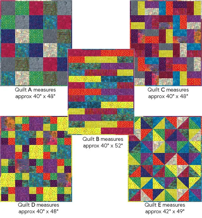 5 Easy Fat Quarter Quilts