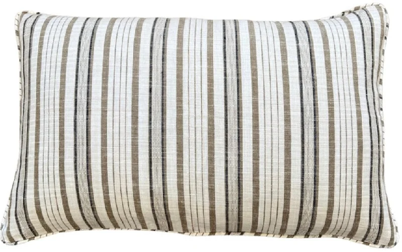 Aiko Camel Stripe Pillow