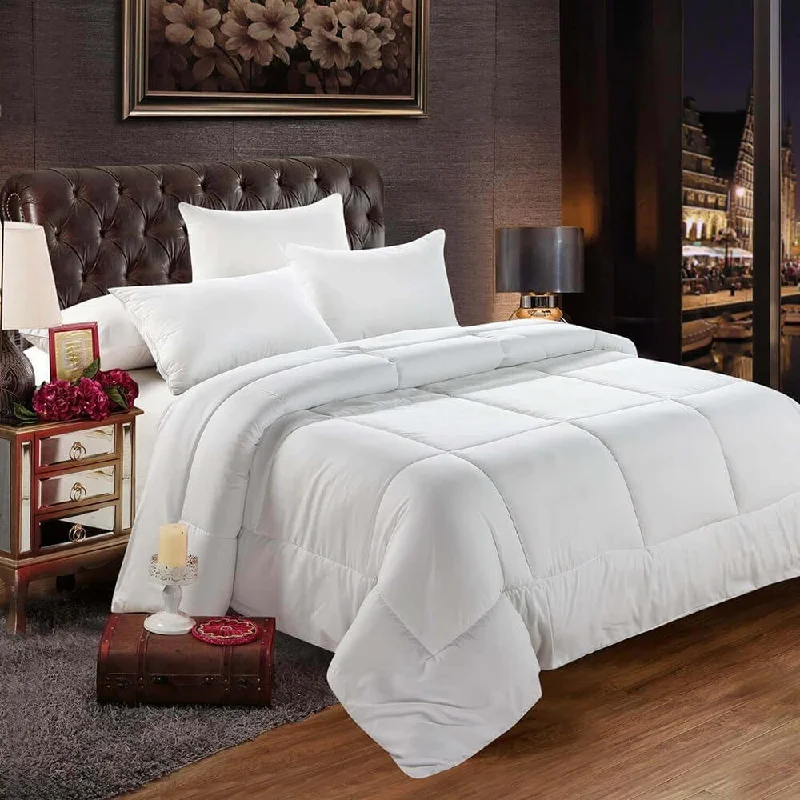 All Season Medium Weight 100% Cotton 300 Thread Count Down Alternative Comforter