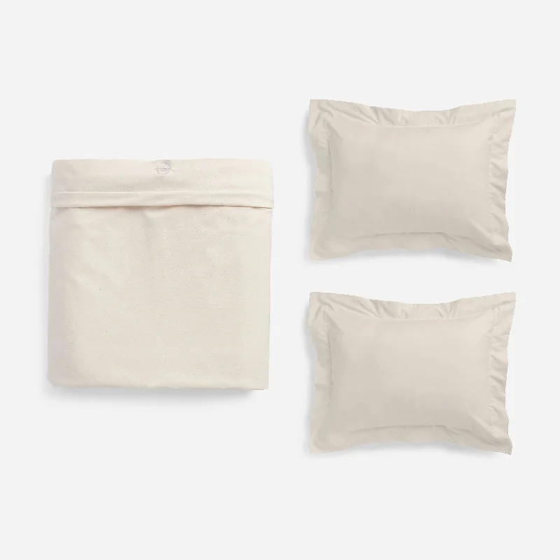 Basic Duvet Cover and Shams Bundle