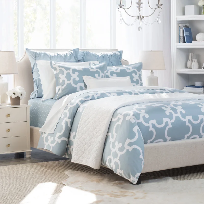 Blue Noe Duvet Cover