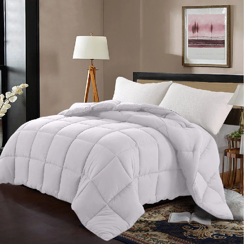 Organic Cotton Comforter, All Season Duvet Insert made with Luxurious 400 TC Sateen Shell