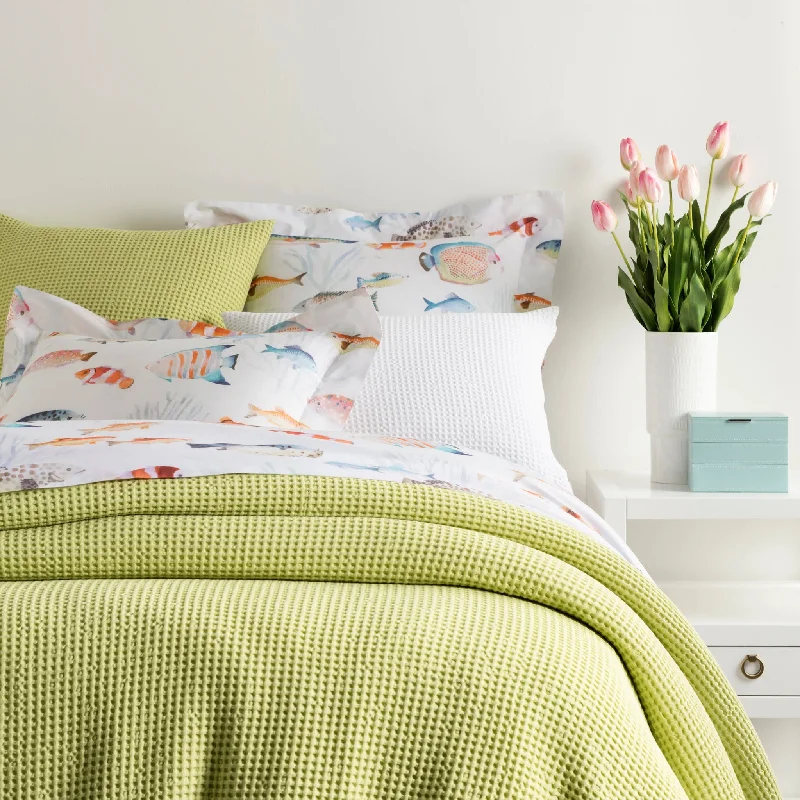 Bubble Citrus Matelasse Coverlet