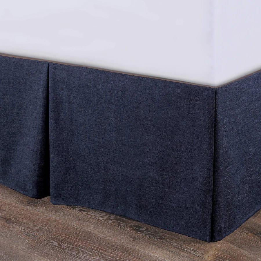 Camden Navy Bed Skirt