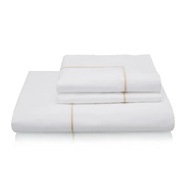 Classic Cotton Percale One Row Cord Bed Linen