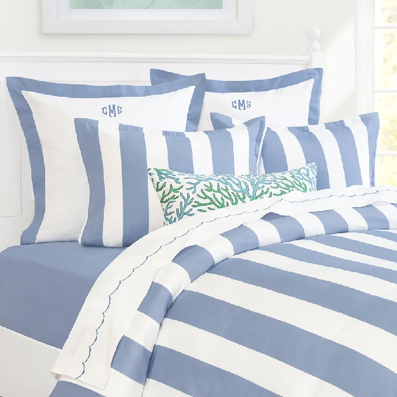 Coastal Blue Harbor Duvet Cover