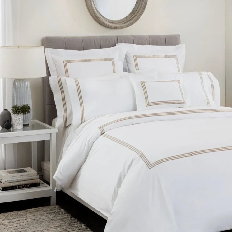 Downright Windsor 400 TC Egyptian Cotton Duvet Cover with Piping