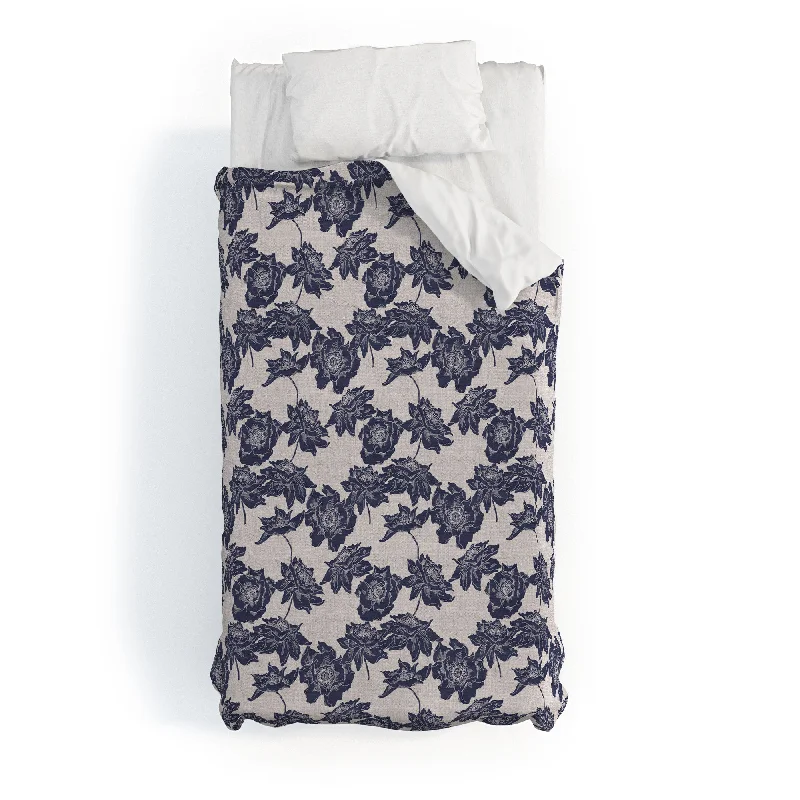 Holli Zollinger Ekko Dark Poppy Polyester Duvet