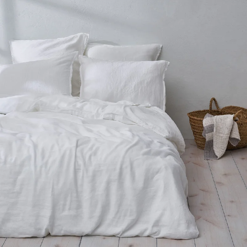 Kassatex Bamboo Duvet Cover | White