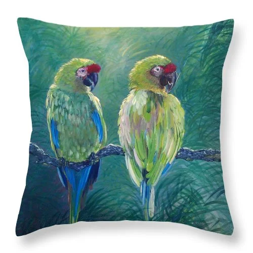 Love Birds - Throw Pillow