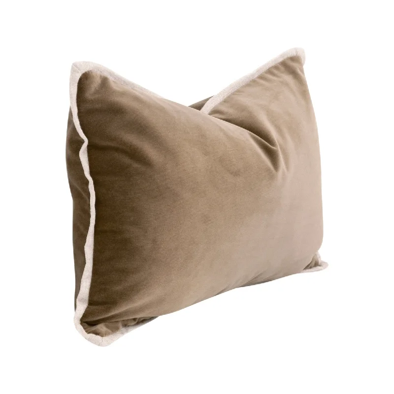 20" Polyester Upholstered Essential Lumbar Pillow (Set of 2)