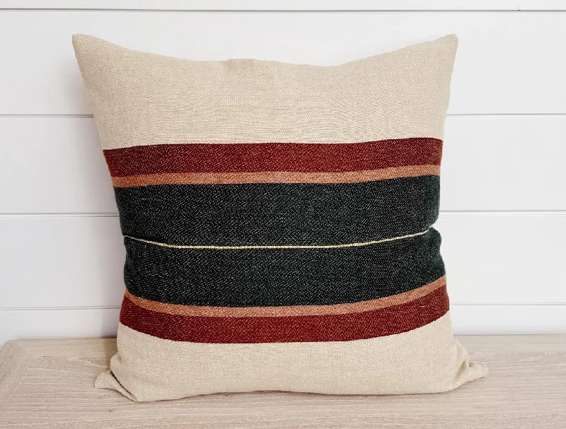 lys stripe pillow