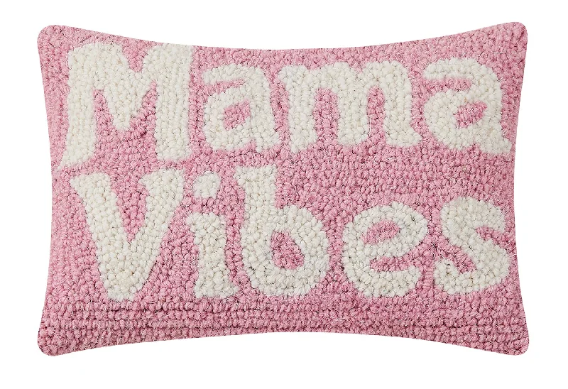 Mama Vibes Hook Pillow