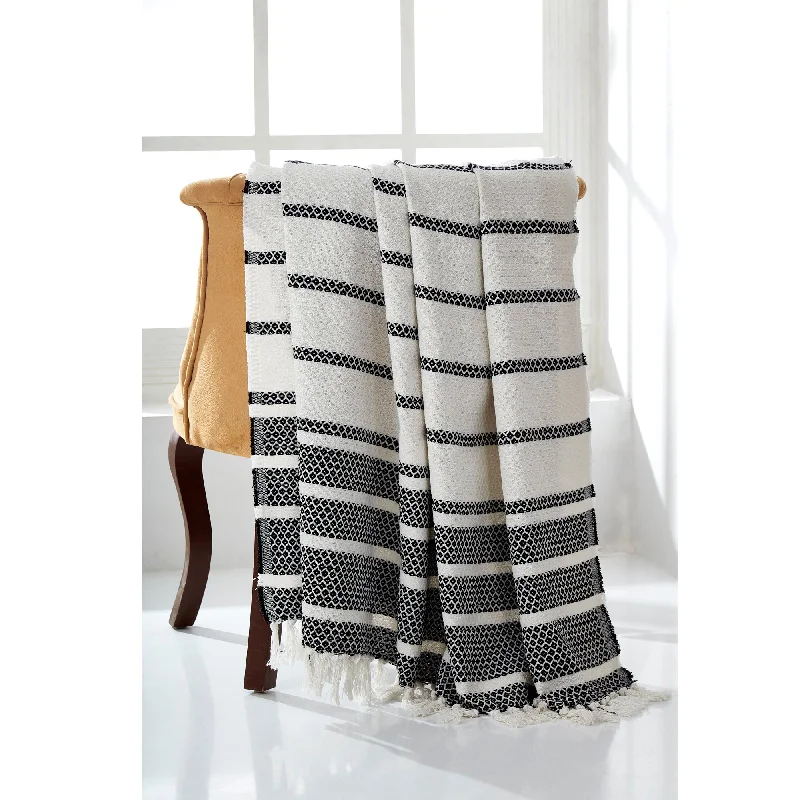 Modern Threads Recycled cotton 60x70" throw Hilo