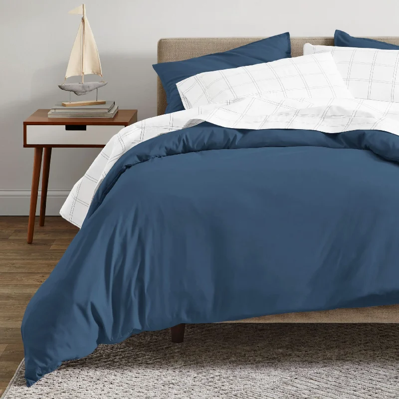 Organic Cotton Sateen Duvet Cover Set