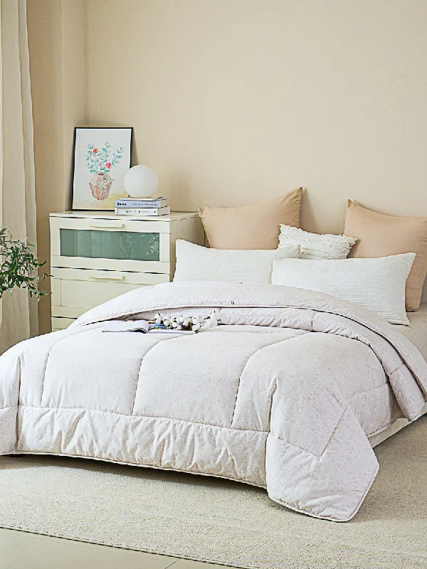 Pai Breeze Apricot Cotton All Season Comforter