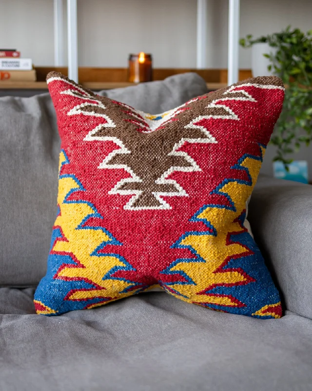 Prime Organic Cotton Kilim Throw Pillow