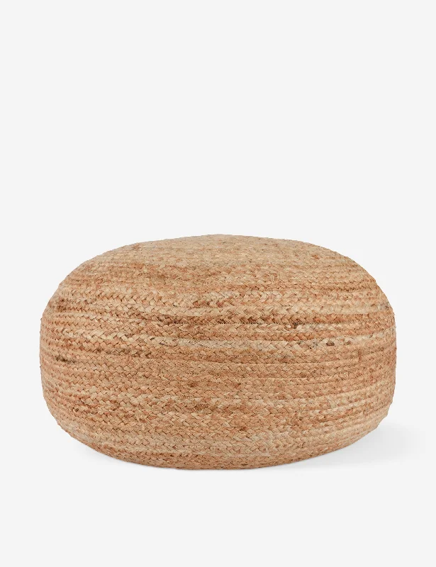 Rao Jute Indoor / Outdoor Round Pouf