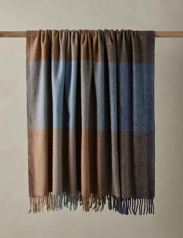 Recycled Wool Throw by Tartan Blanket Co