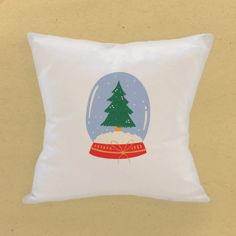 Snowglobe Tree - Square Canvas Pillow