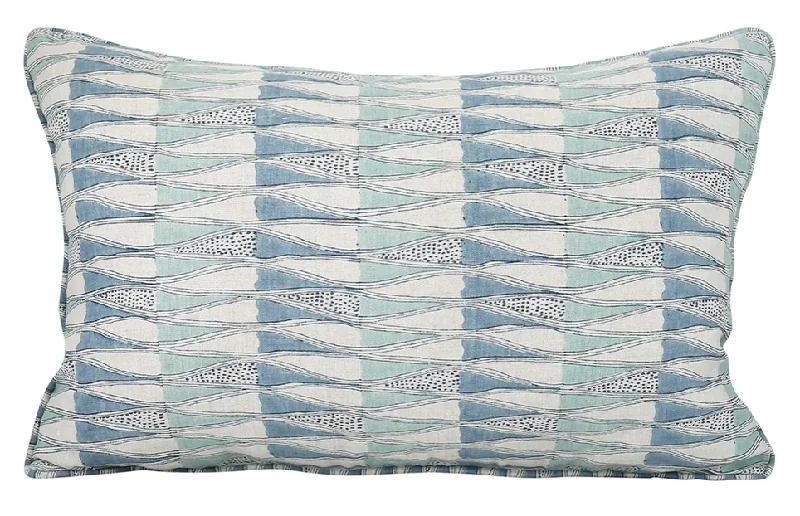 Tangier Fresh Azur Pillow Cover