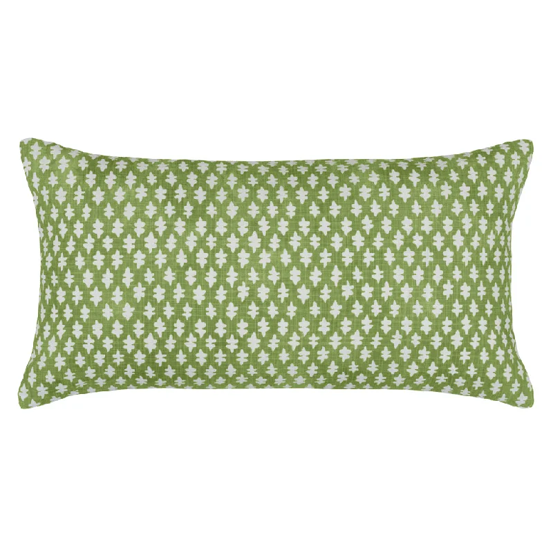 The Green Sprig Throw Pillow