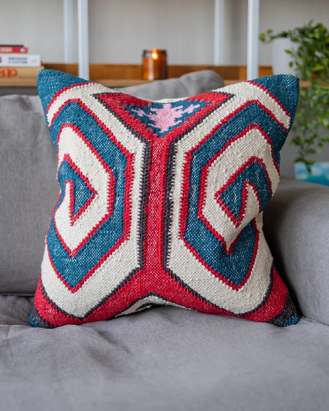 The Jake Organic Cotton Kilim Throw Pillow $95 Today Only