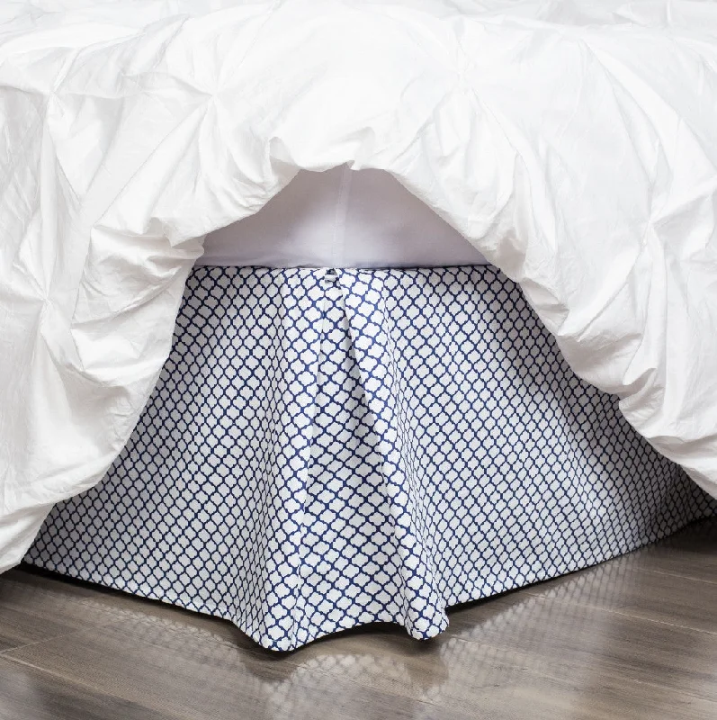 The Navy Blue Cloud Bed Skirt