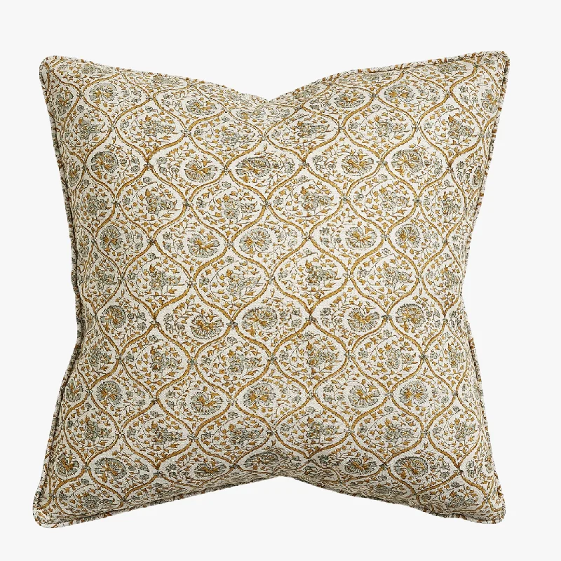 Trellis Saffron Pillow Cover